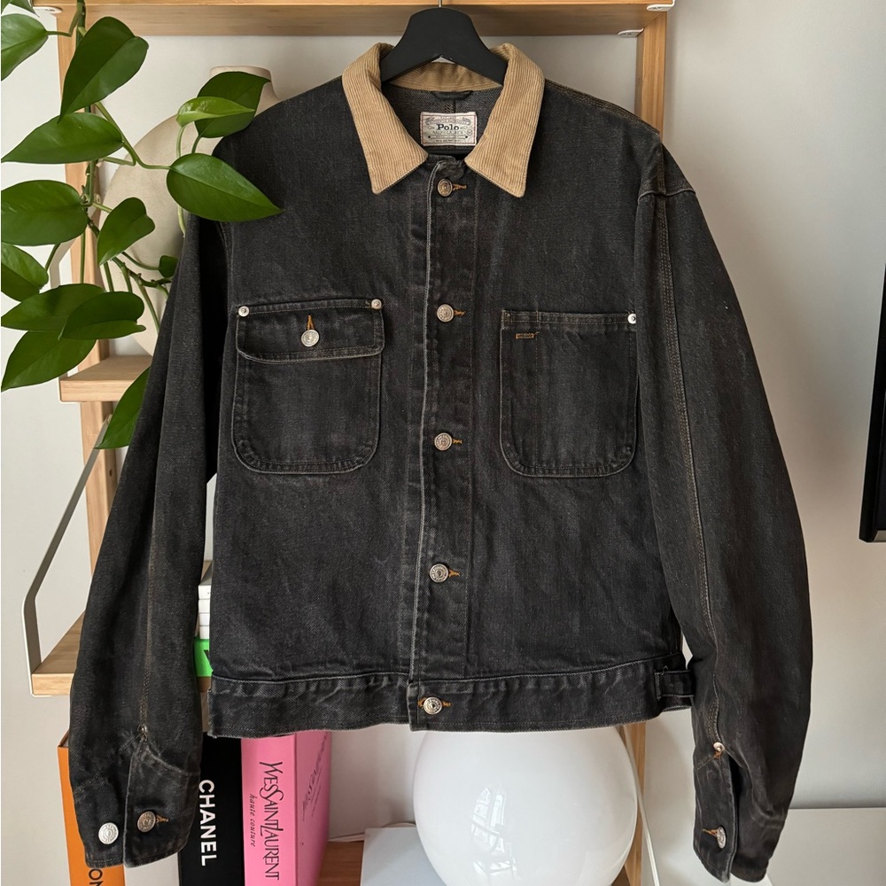 Vintage made in USA polo denim jacket